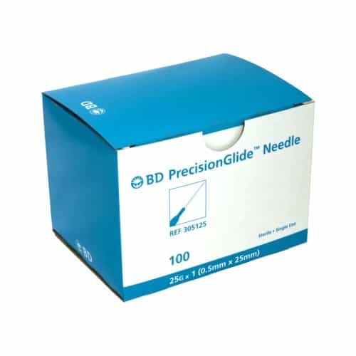 White Smoke BD PrecisionGlide Needle 100ct. - 305122