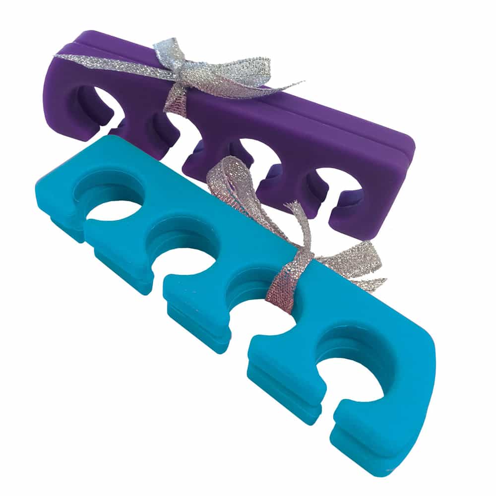 White Smoke Silkline Silicone Toe Separators 1 pairs SLSILTOEC/02272