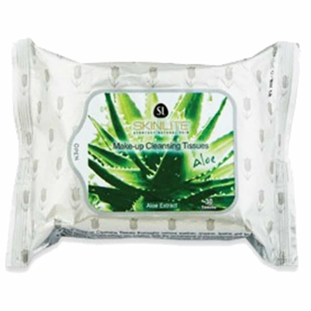 White Smoke Skinlite1001 Make-Up Cleansing Tissues 30 Sheets - Aloe
