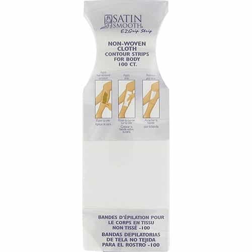 Light Gray Satin Smooth Non-Woven Cloth For Body 100ct.