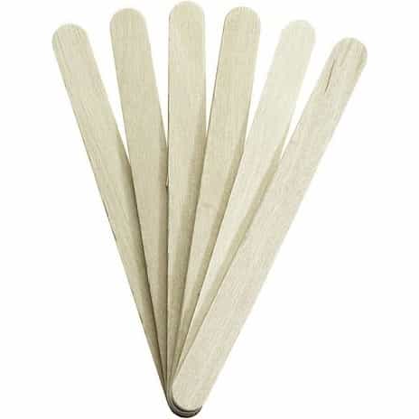 White Smoke Silkline Small Wood Applicators 100pk SSWA04NC 34020