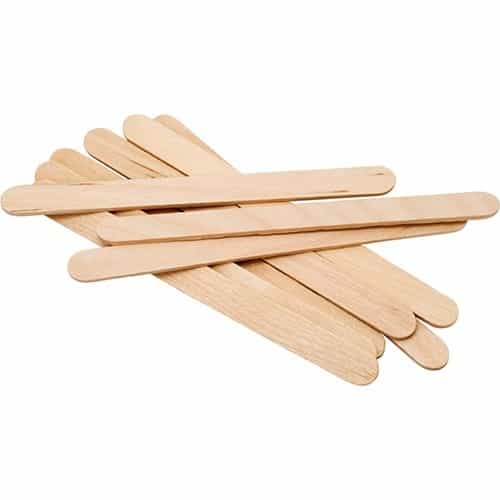 White Smoke Waxing Spatula Junior (500pcs) - Small Wooden WSS: