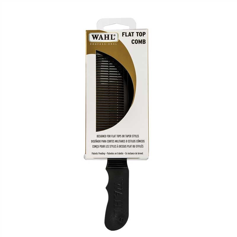 White Smoke Wahl (53201) Barber Flat Top Comb Black