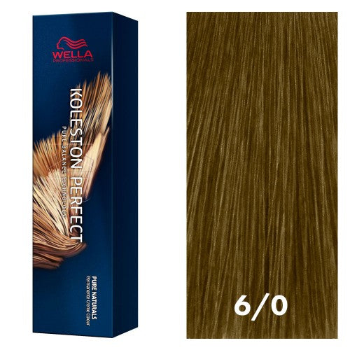 Dark Olive Green Wella Koleston Perfect Pure Naturals 6/0 Dark Blonde/Natural 2oz