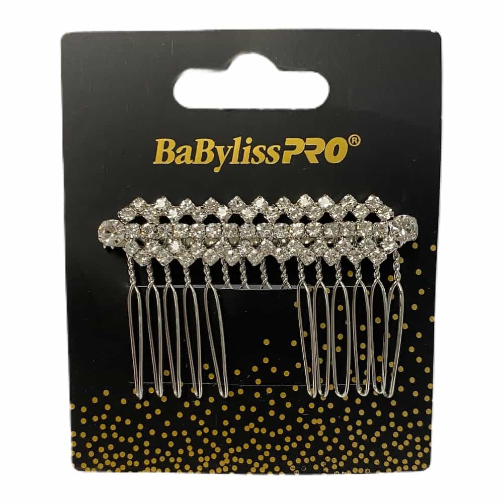 Black BaBylissPRO Crystal Hair Comb BESSOHA4UCC 42536