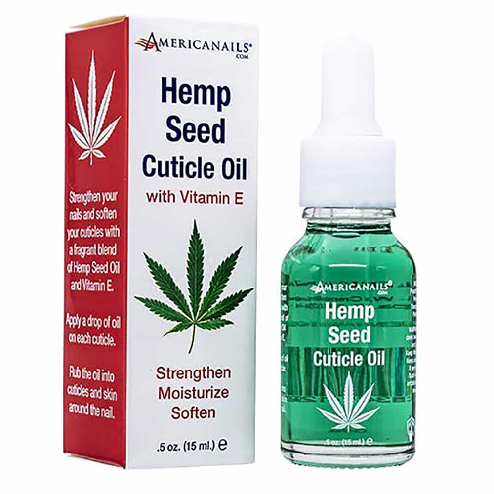 White Smoke Americanails Hemp Seed Cuticle oil W/V.E 0.5oz AMN1068/41298