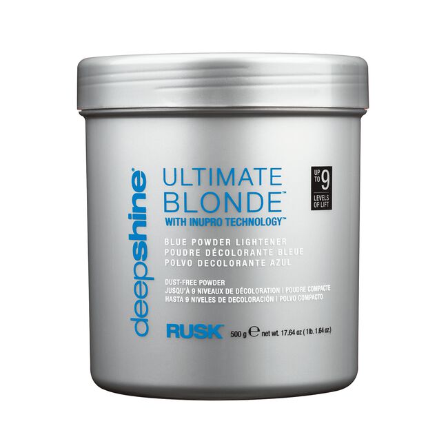 Light Gray Rusk Deepshine Ultimate Blonde Blue Powder Lightener