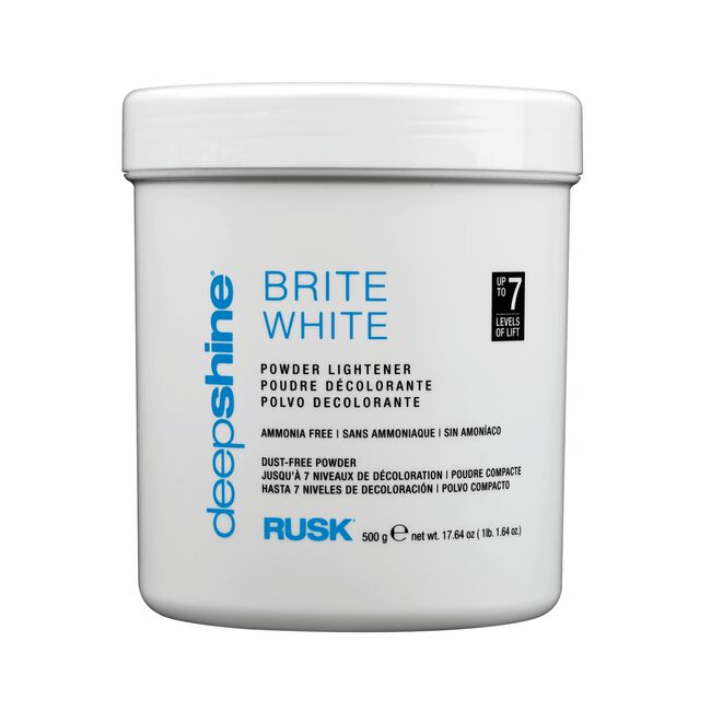 Light Gray Rusk Deepshine Brite White Powder Lightener
