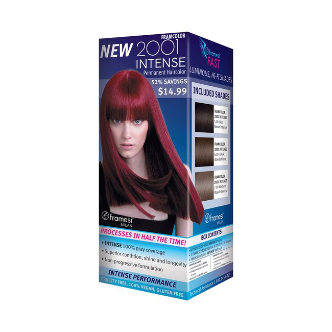 White Smoke Framesi FramColor 2001 Intense Try Me Kit