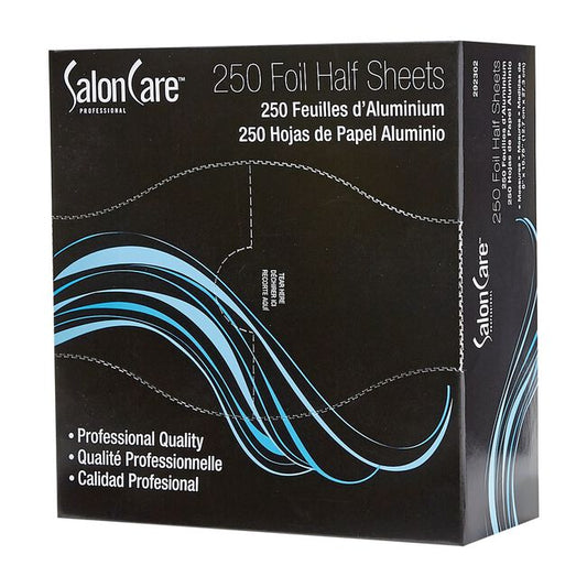 Black Salon Care Foil Half Sheets 250 Count