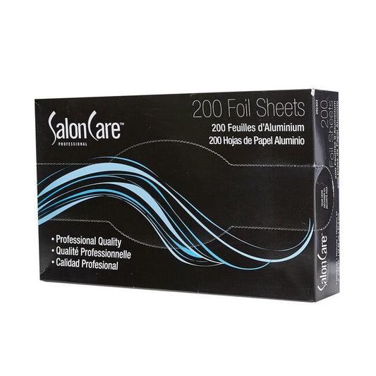 Black Salon Care Full-Size Foil Sheets 200 Count