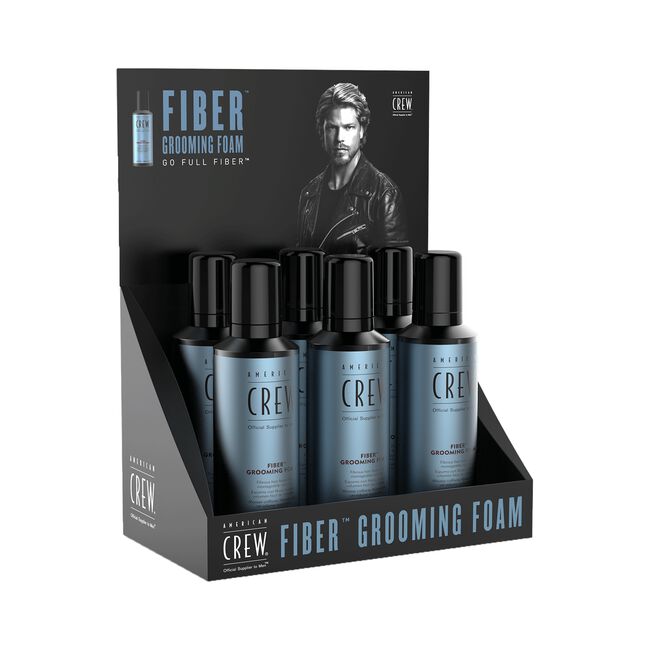 White Smoke American Crew Fiber Grooming Foam - 6 Piece Display