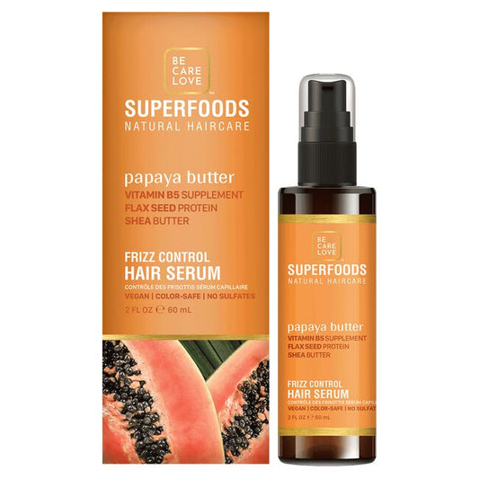 White Smoke Be Care Love Papaya Frizz Control Leave-In Hair Serum