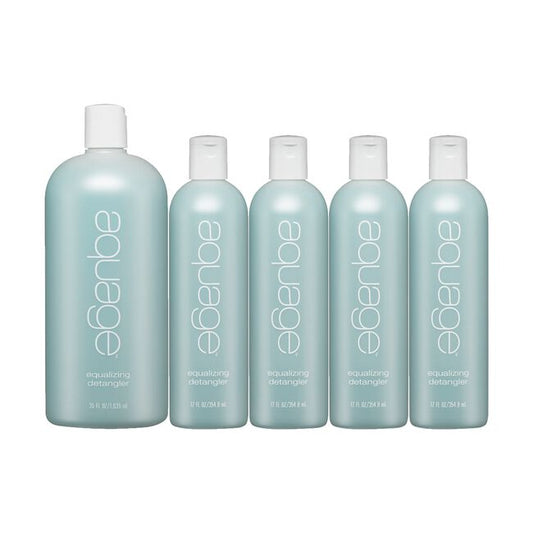 Light Steel Blue Aquage 4-Equalizing Detangler 12oz, 1-Equalizing Detangler 35oz