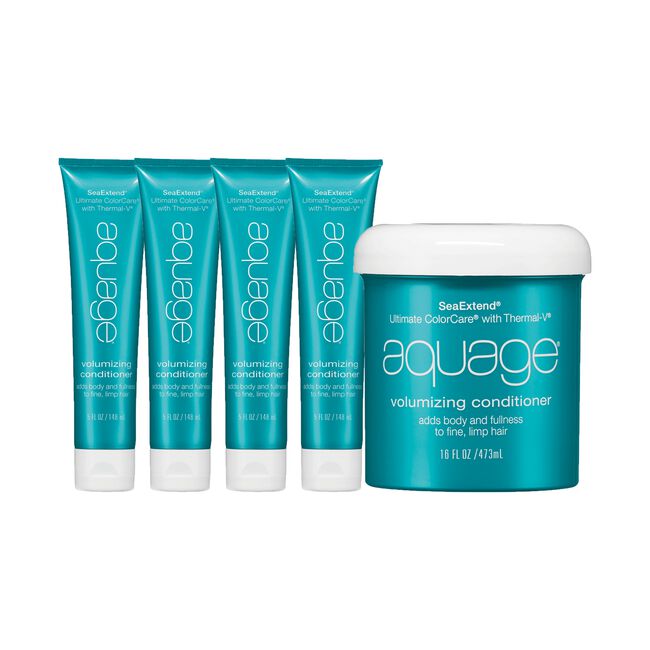 White Smoke Aquage 4-Volumizing Shampoo 5oz, 1-Volumizing Conditioner 16oz
