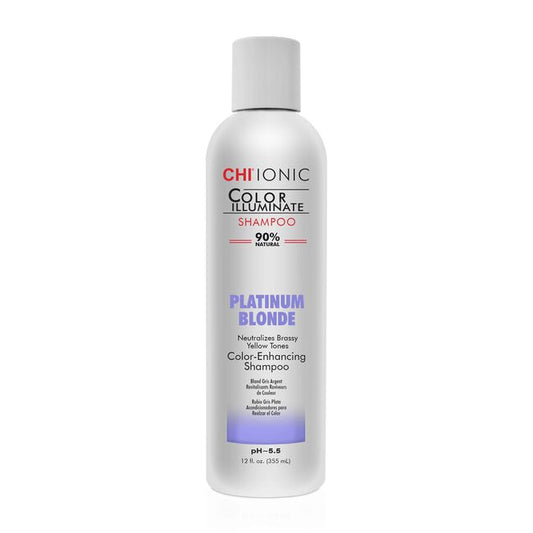 Gray CHI CHI Ionic Color Illuminate Platinum Blonde Shampoo