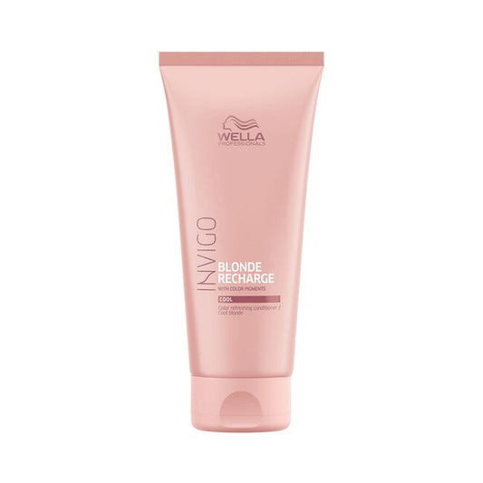 White Smoke Wella INVIGO Recharge Color Refreshing Conditioner Cool Blondes