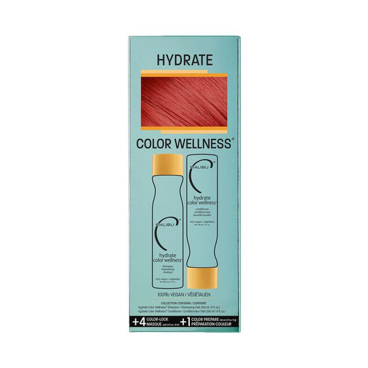 Dark Gray Malibu C Hydrate Color Wellness Shampoo & Conditioner Duo