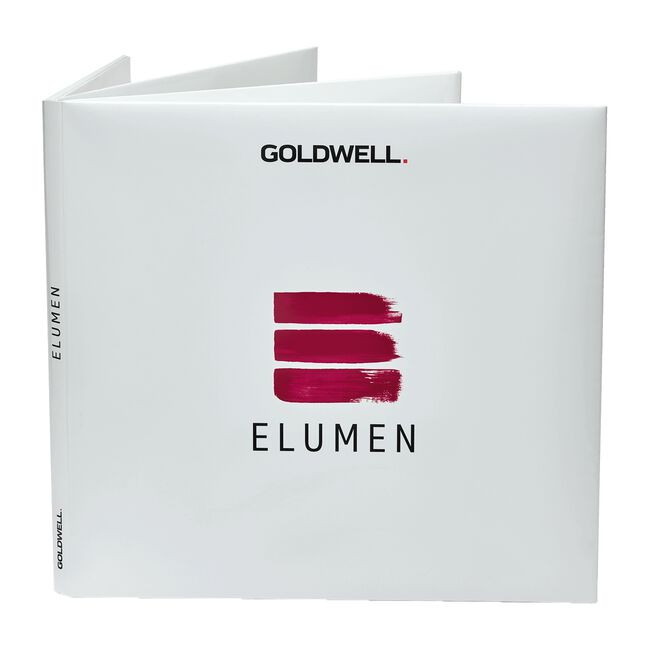 Light Gray Goldwell USA Elumen Color Card/Swatchbook