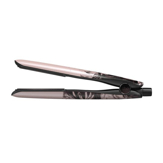 White Smoke GHD (Good Hair Day) Gold Styler - Ink On Pink