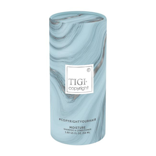 Light Steel Blue TIGI Copyright Moisture Mini Shampoo & Conditioner Kit