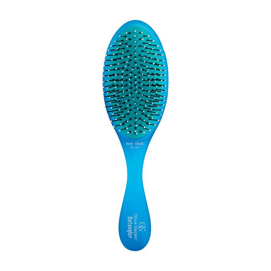 White Smoke Olivia Garden Blue Detangler Brush for Medium-Thick Hair