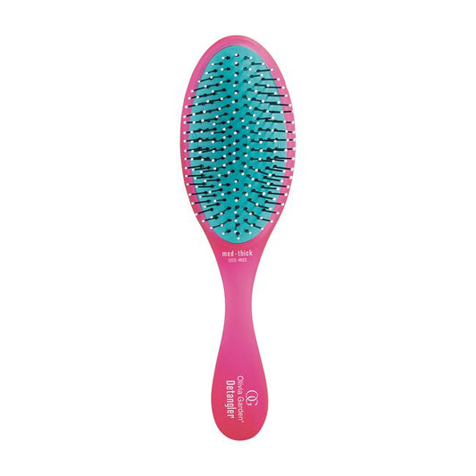 White Smoke Olivia Garden Pink Detangler Brush for Medium-Thick Hair