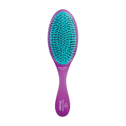White Smoke Olivia Garden Purple Detangler Brush for Medium-Thick Hair