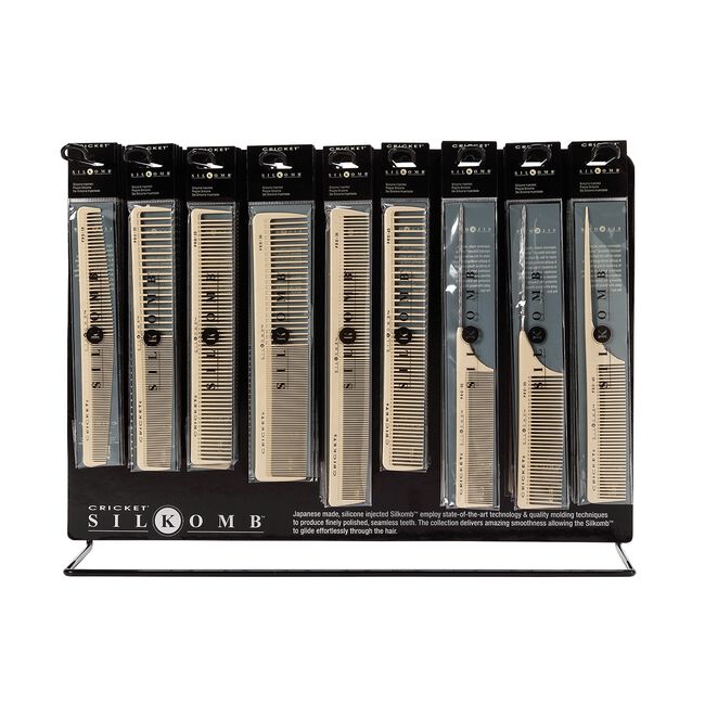Black Cricket Silkomb 54 Piece Display