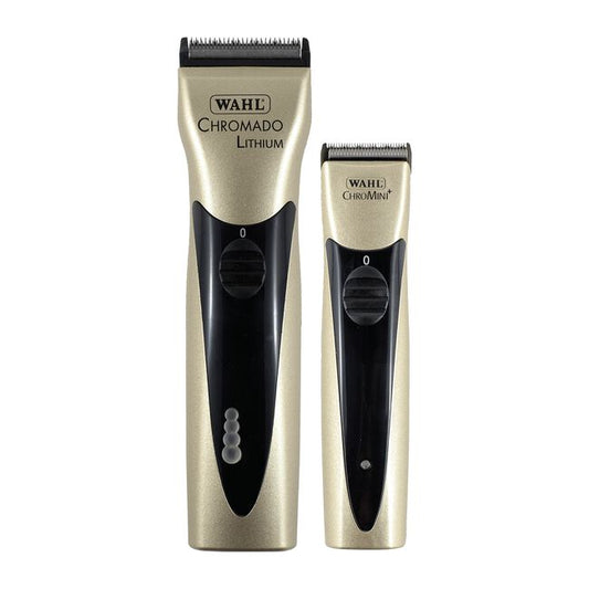 White Smoke Wahl Canada Gold Chromado Clipper & Chromini Trimmer Combo