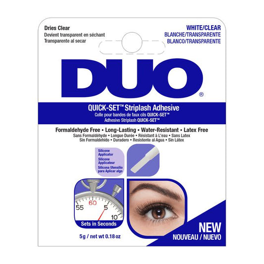 White Smoke Ardell Duo Quick-Set Lash Adhesive Clear