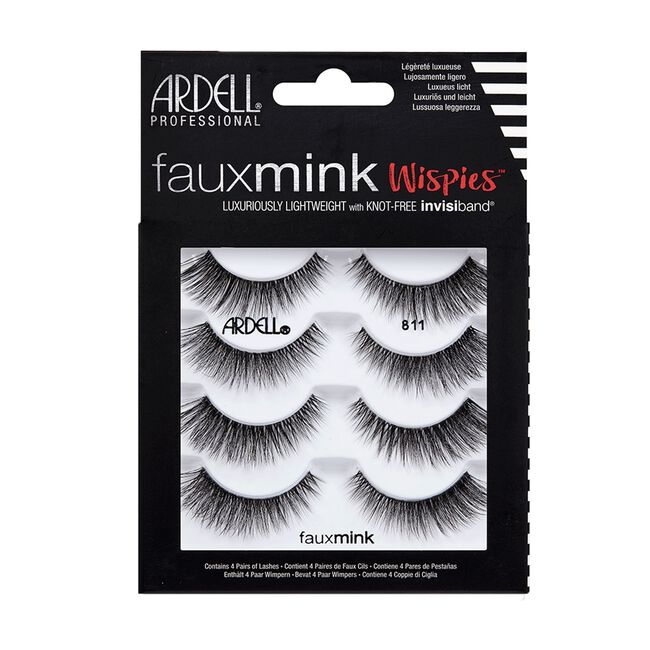 Black Ardell 4 Pack Faux Mink #811
