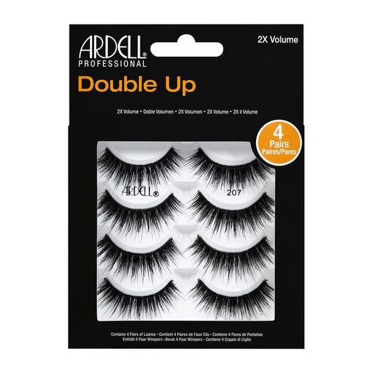 Black Ardell 4 Pack Double Up Lashes # 207