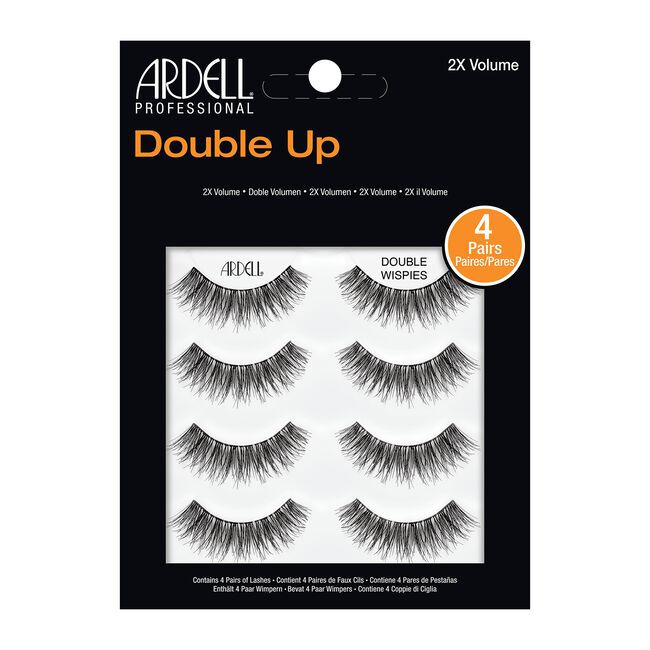 Black Ardell 4 Pack Double-Up Wispies