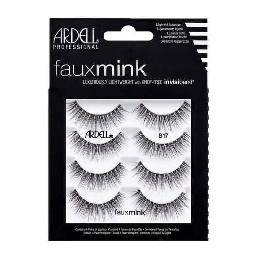 Black Ardell 4 Pack Faux Mink #817