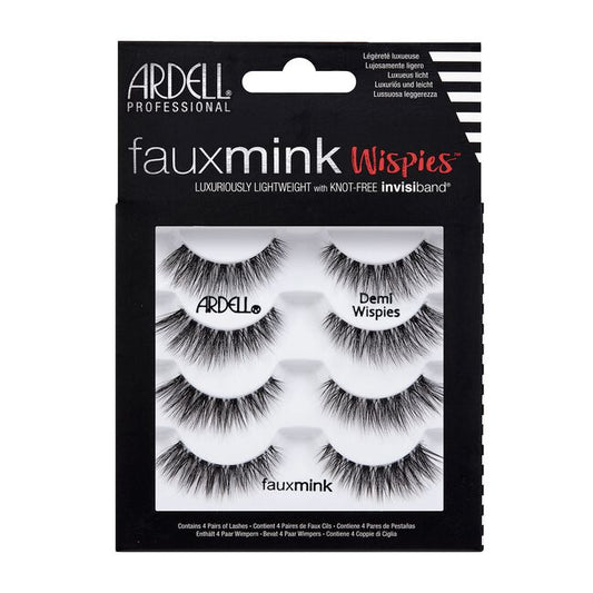 Black Ardell 4 Pack Faux Mink Demi Wispies