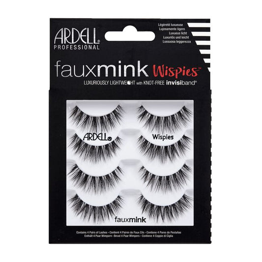 Black Ardell 4 Pack Faux Mink Wispies
