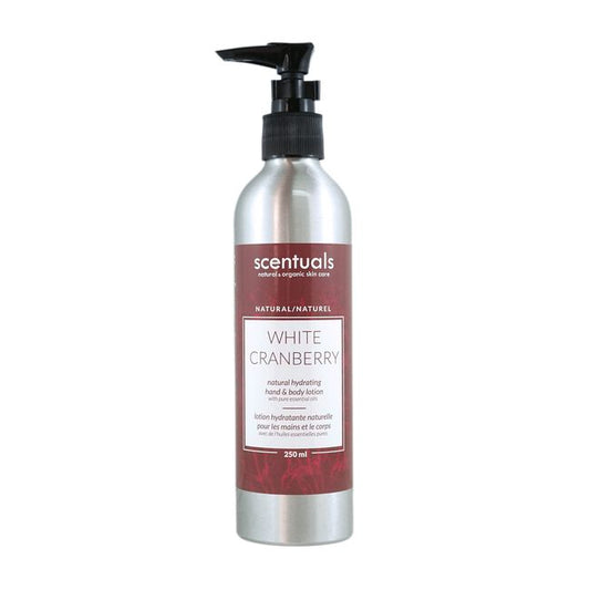 White Smoke Scentuals White Cranberry Hand & Body Lotion