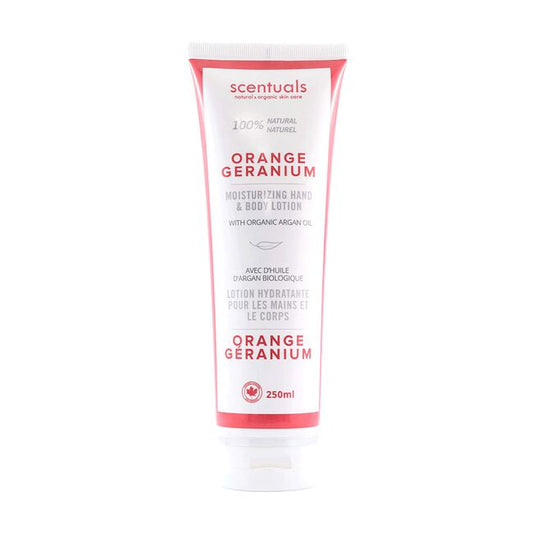 White Smoke Scentuals Orange Geranium Hand & Body Lotion