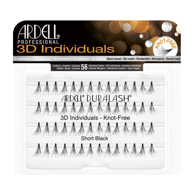 White Smoke Ardell 3D Individuals Lashes Short