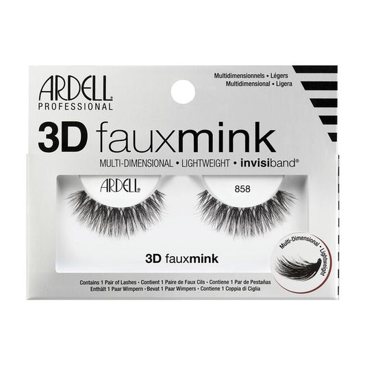 Light Gray Ardell 3D Faux Mink 858 Lashes