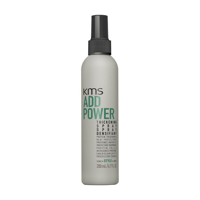 Dark Gray KMS AddPower Thickening Spray
