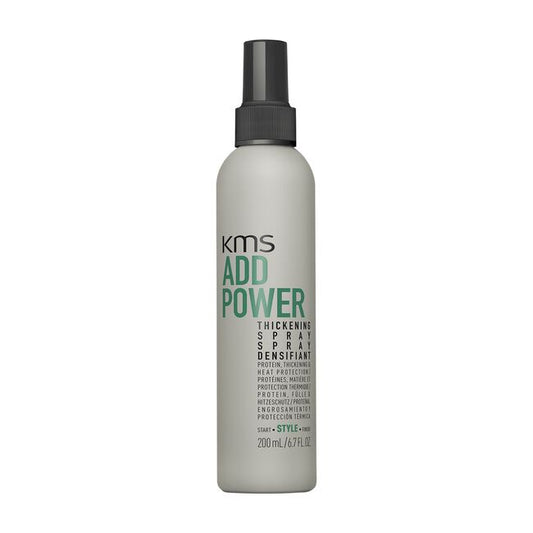 Dark Gray KMS AddPower Thickening Spray