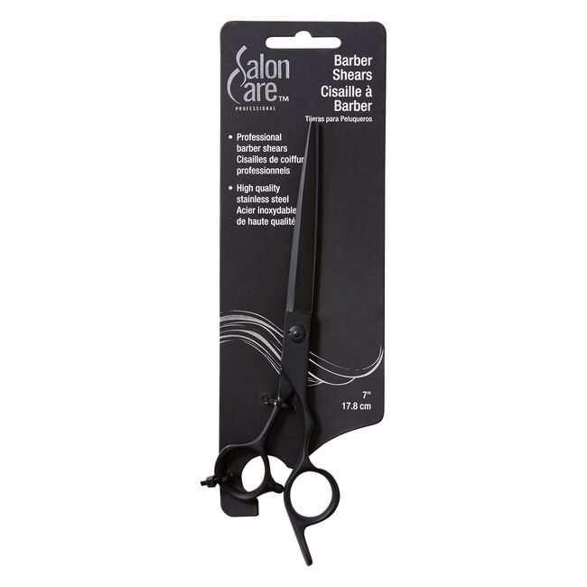 White Smoke Salon Care Salon Care Black Matte Barber Shear 7 Inch
