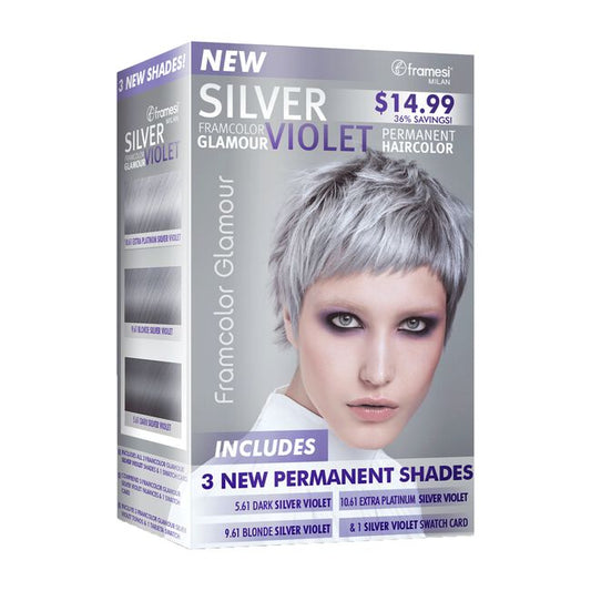 Gray Framesi FramColor Glamour Silver Violet Kit