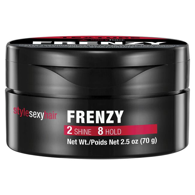 Black SexyHair Frenzy Matte Texturizing Paste