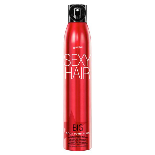 Brown SexyHair Root Pump Plus Volumizing Spray Mousse