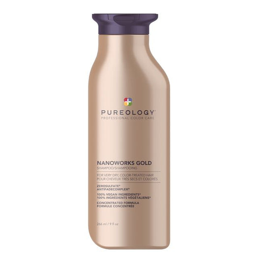 Rosy Brown Pureology Nano Works Gold Shampoo