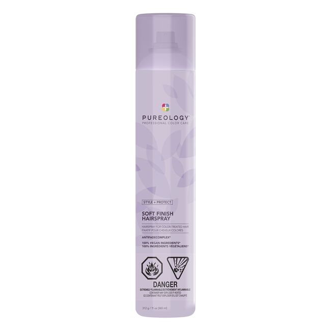 Gray Pureology Style & Protect Soft Finish Hairspray