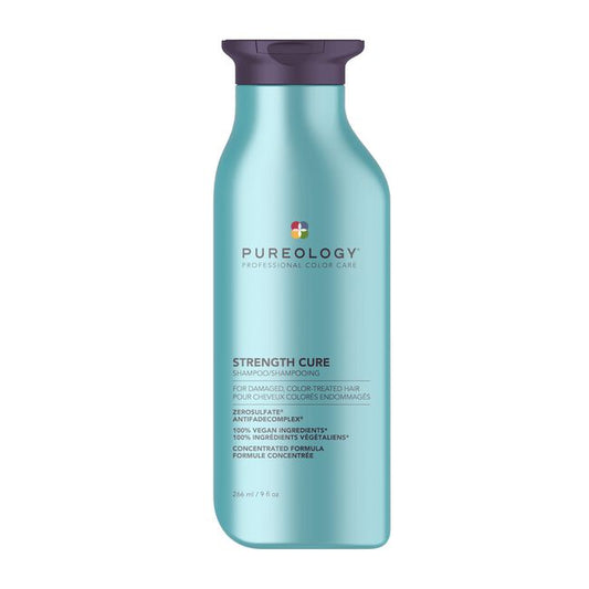 Light Blue Pureology Strength Cure Shampoo